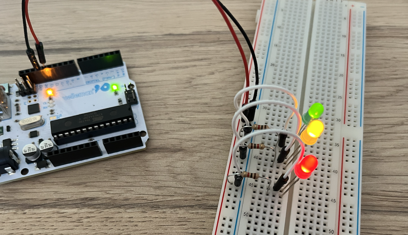 Multiple LEDs blinking in unison