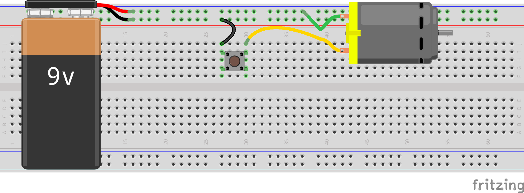 model of the connected electromotor